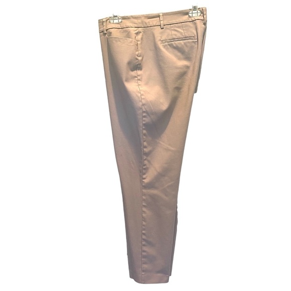 212 Collection Women's Plus size 16 cropped ankle light tan dress trouser pants - Picture 2 of 7